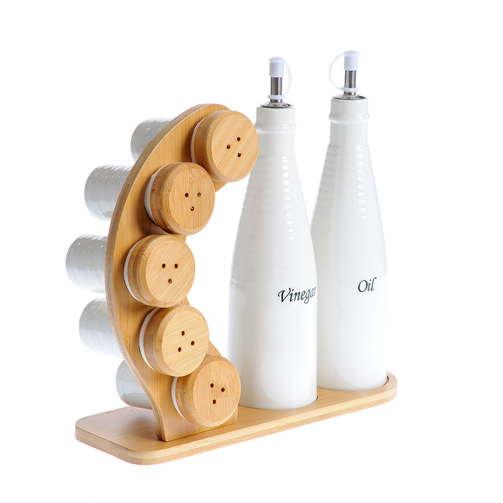 Set oliviera cu recipiente condimente - 1 | YEO
