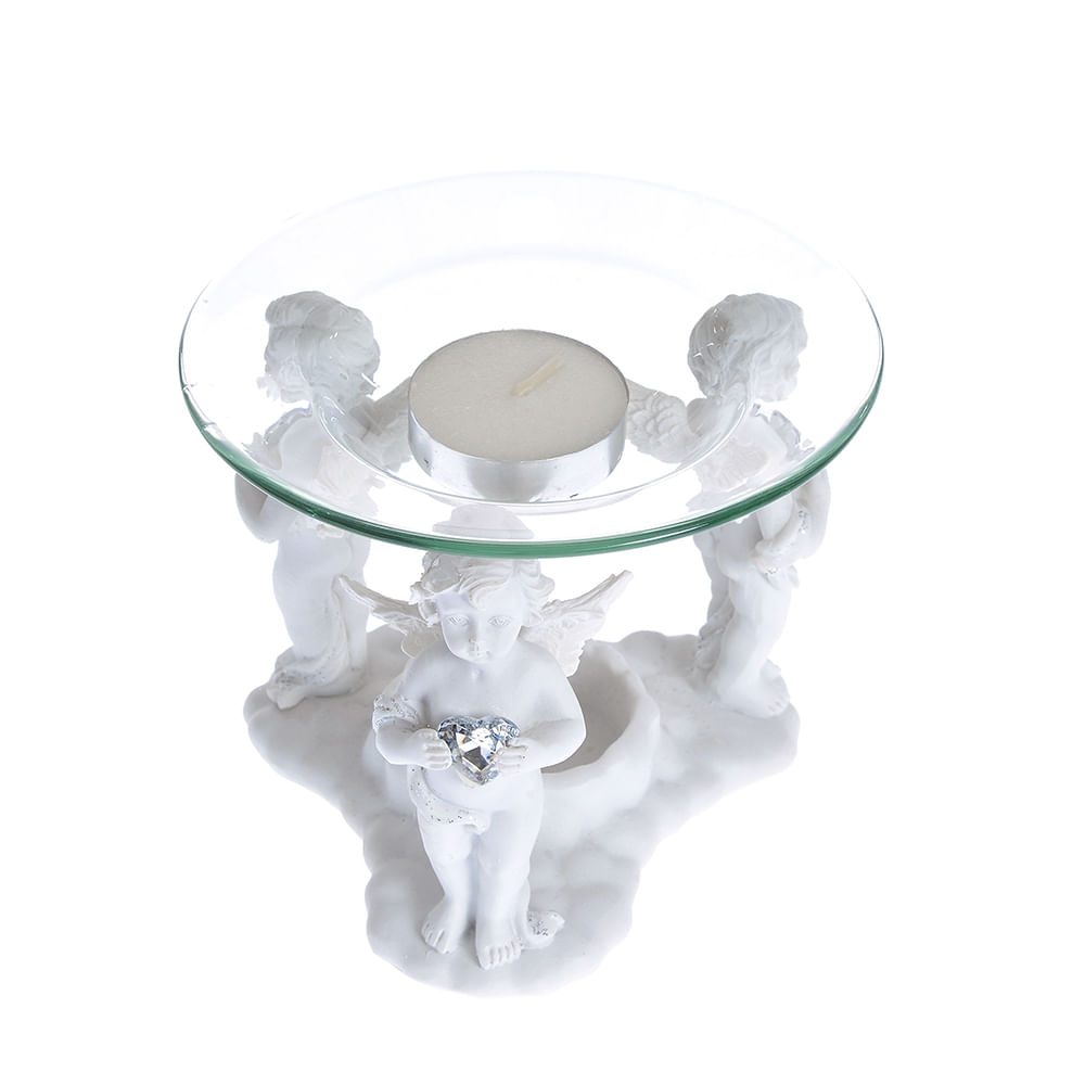 Suport aromaterapie alb inger 12 cm - 2 | YEO