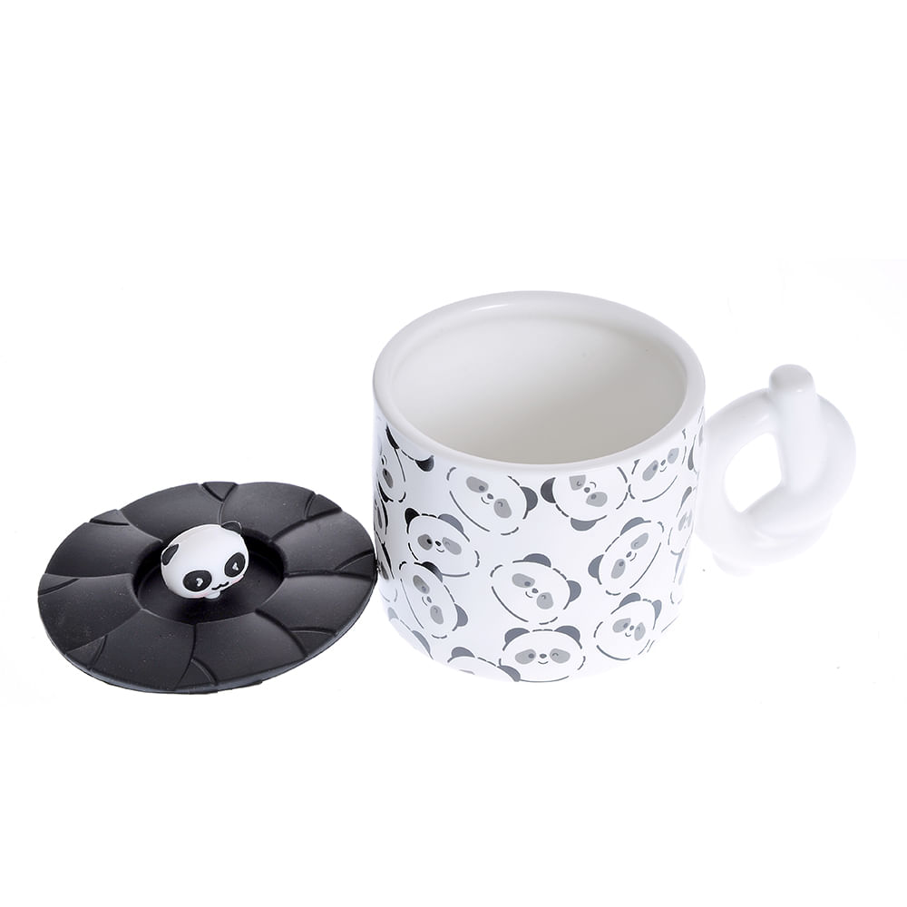 Cana panda cu capac 340 ml - 1 | YEO