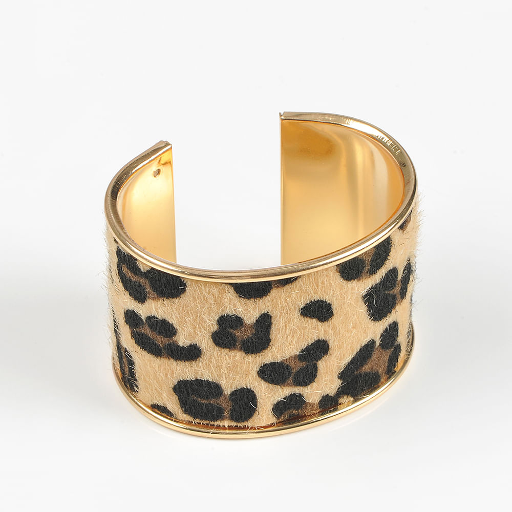 Bratara fixa cu model animal print - 2 | YEO