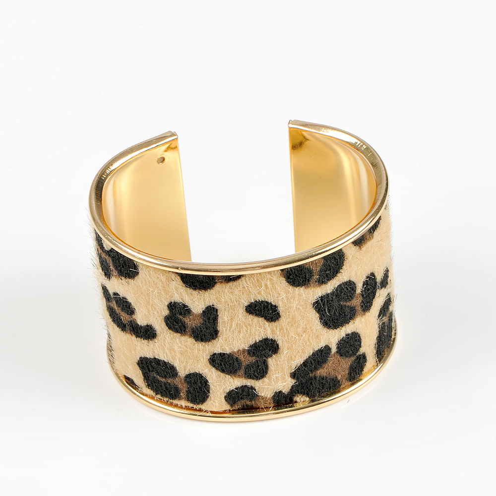 Bratara fixa cu model animal print - 3 | YEO