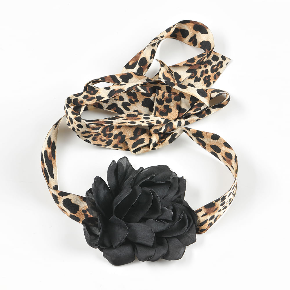 Colier Toujours cu model animal print - 1 | YEO