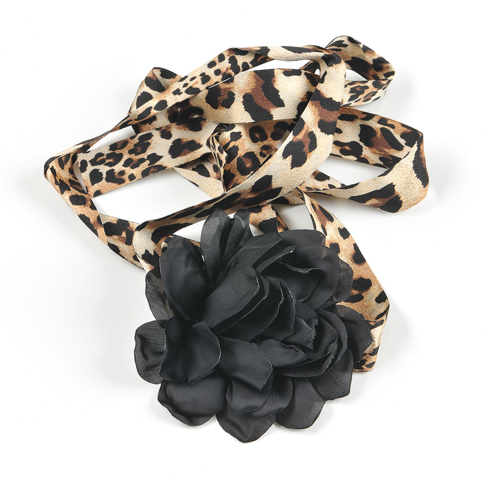 Colier Toujours cu model animal print - 2 | YEO