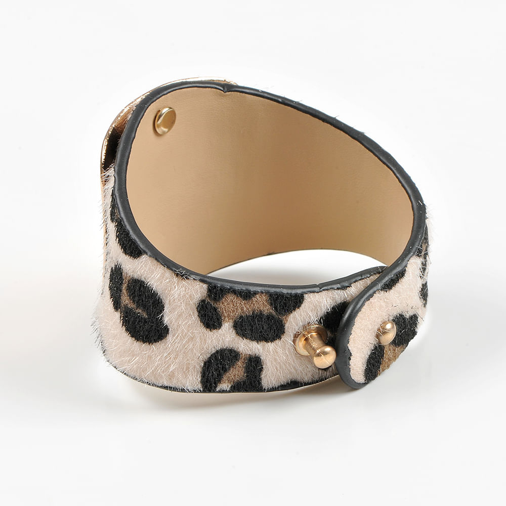 Bratara lata cu model animal print - 3 | YEO