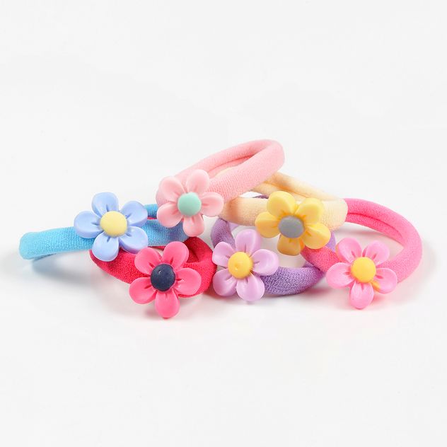 Set 6 elastice de par colorate