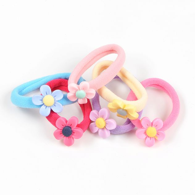 Set 6 elastice de par colorate