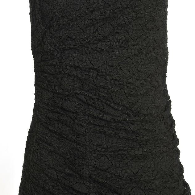Rochie eleganta neagra cu croi drept si material texturat