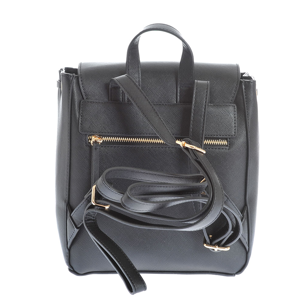 Rucsac negru tip satchel - 2 | YEO