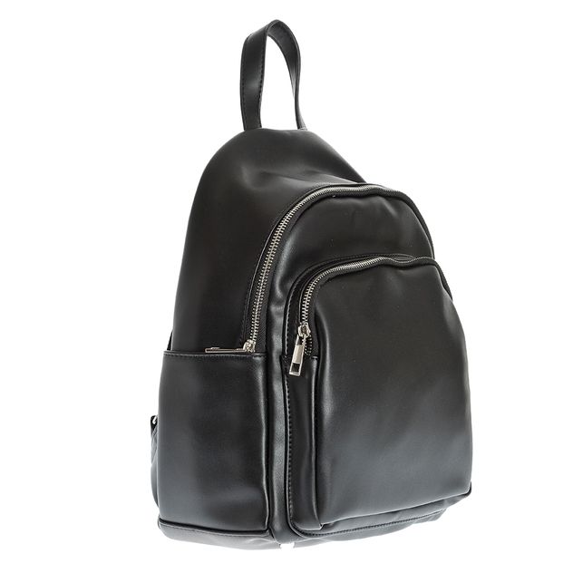 Rucsac negru din piele ecologica