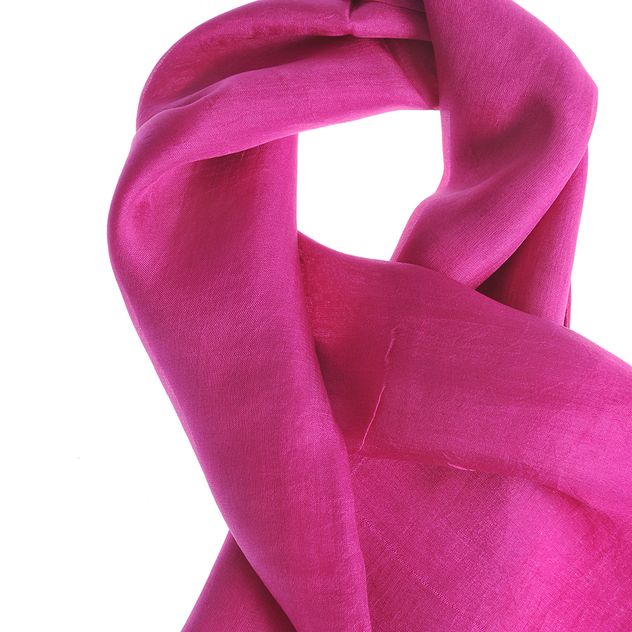 Esarfa fucsia din matase 50 x 50 cm