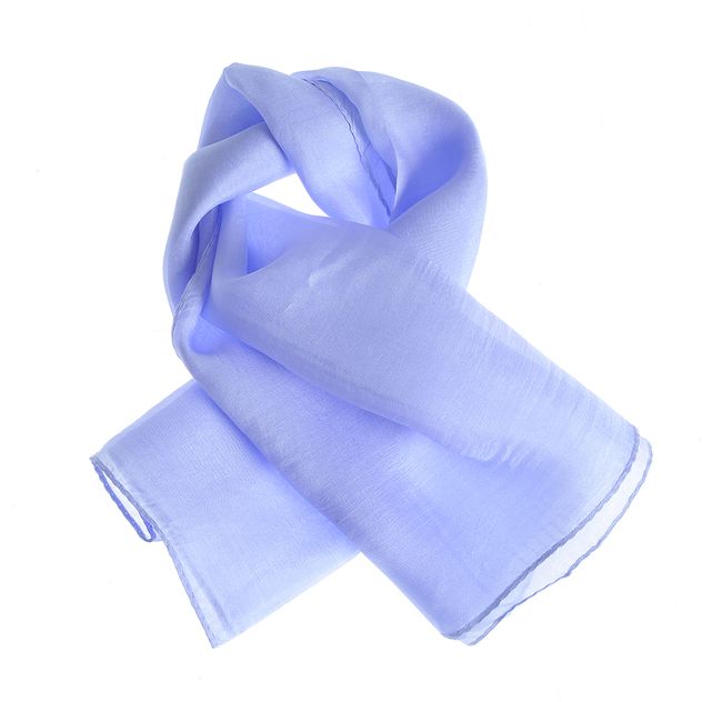 Esarfa bleu din matase 50x50 cm