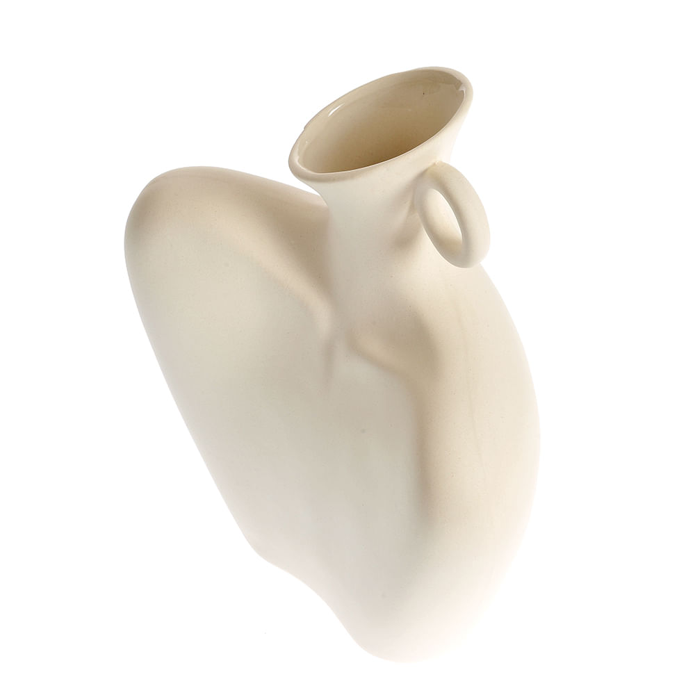 Vaza alba silueta feminina 22 cm - 2 | YEO