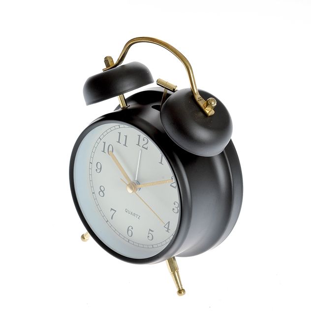 Ceas decorativ analog cu design clasic si accente aurii