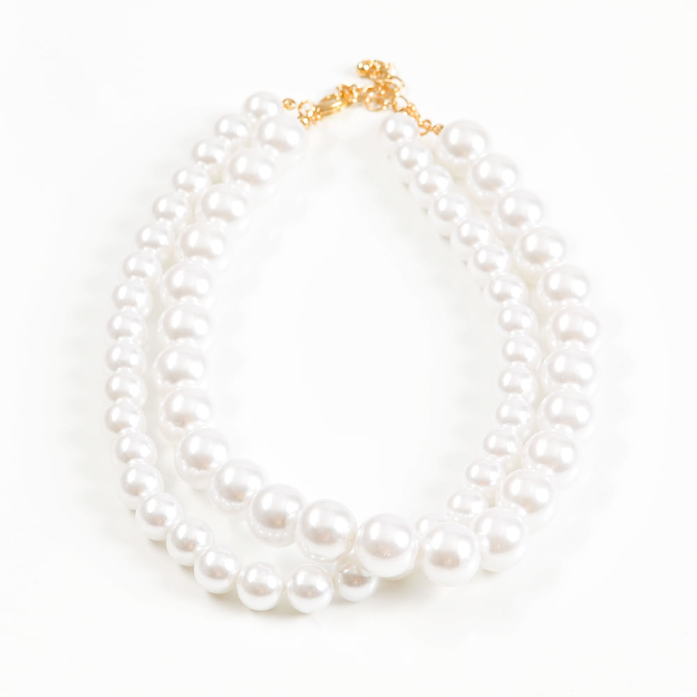 Colier dublu cu perle - 2 | YEO