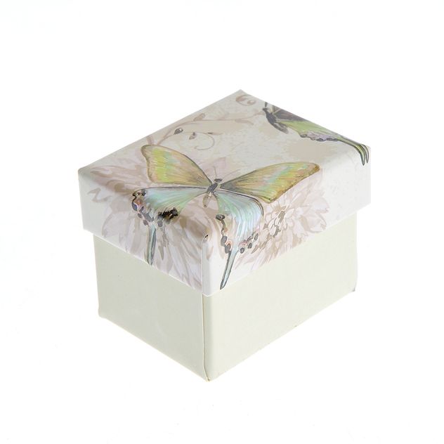 Cutie cadou cu fluturi multicolori 4.5 cm