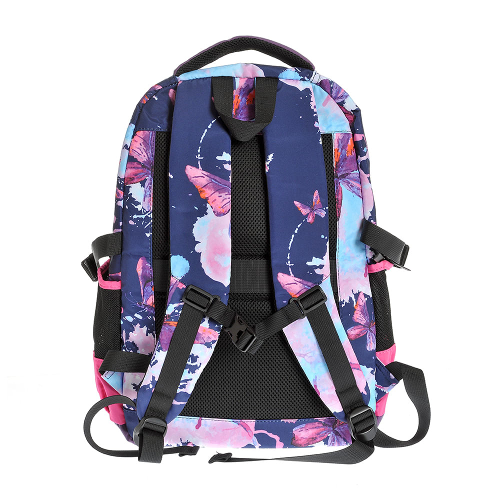Rucsac multicolor imprimeu fluturi - 2 | YEO