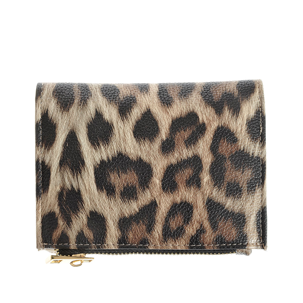 Portofel cu model animal print - 2 | YEO