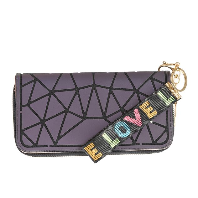 Portofel holografic cu model geometric