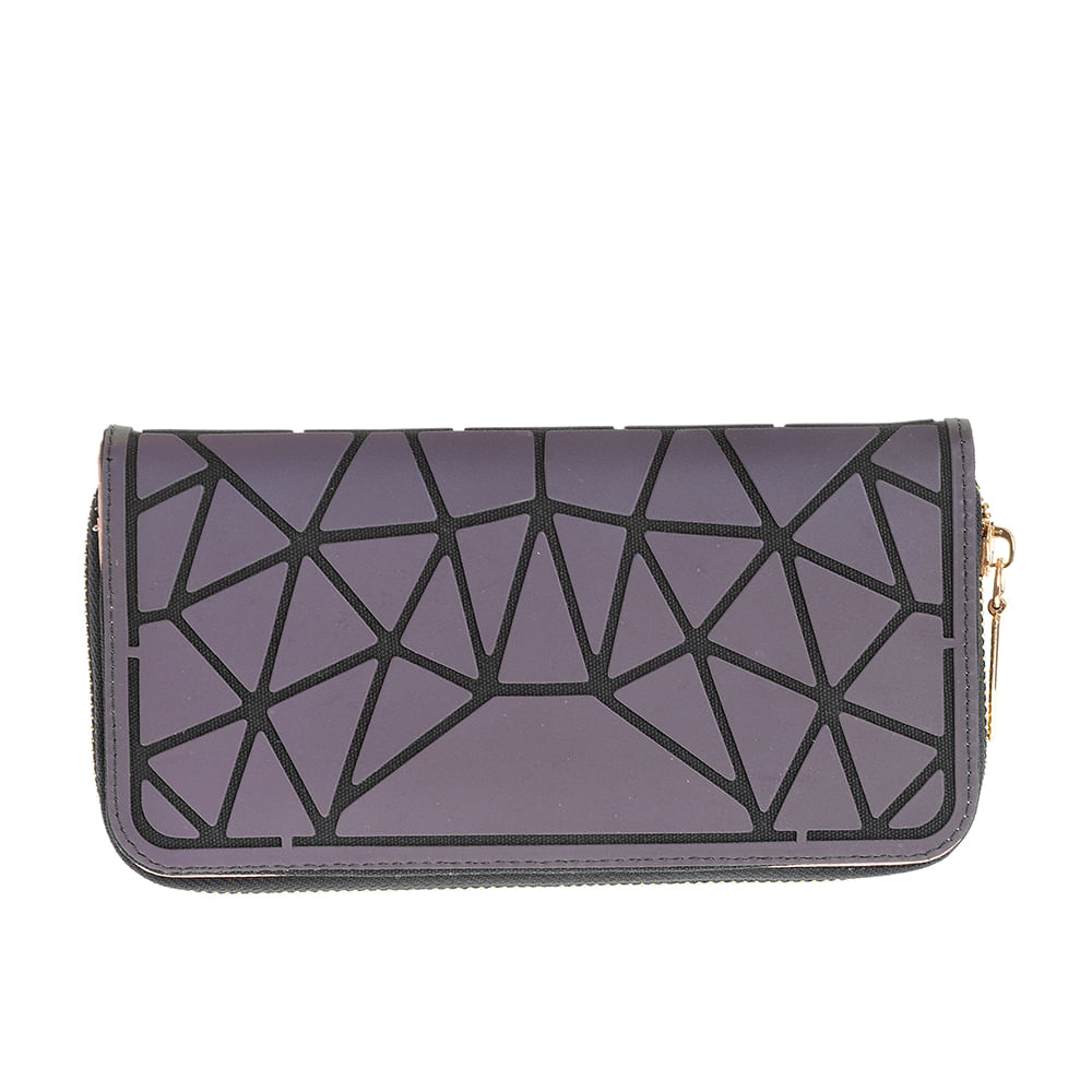 Portofel holografic cu model geometric - 2 | YEO