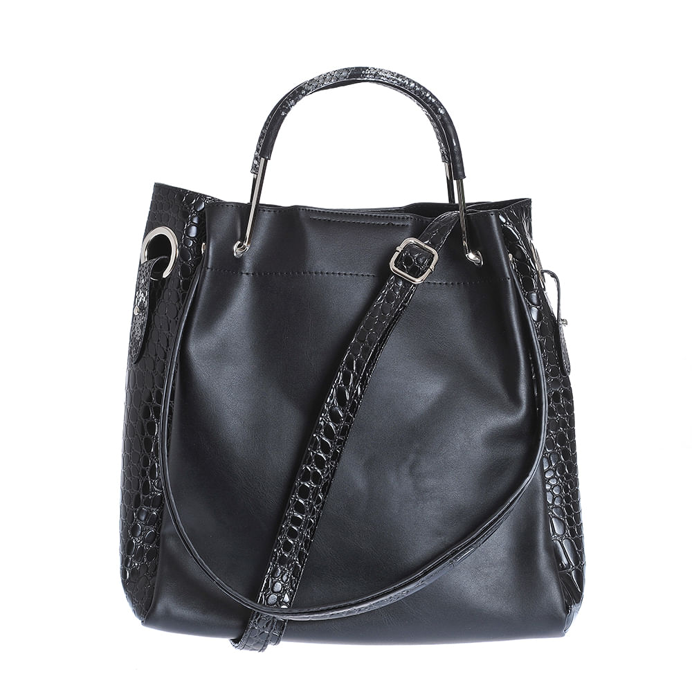 Geanta neagra compartimentata - 1 | YEO