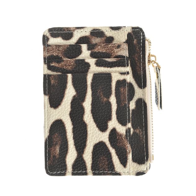 Portofel mini cu model animal print