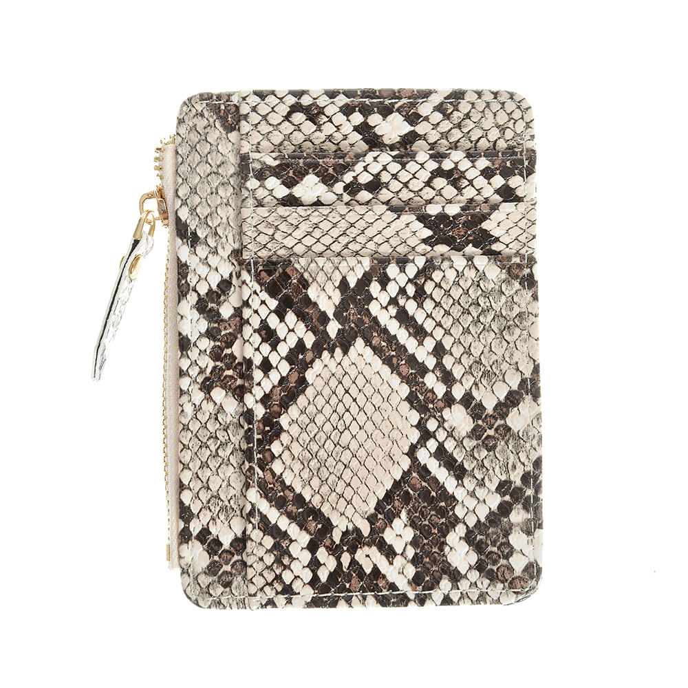 Portofel pentru carduri cu model animal print