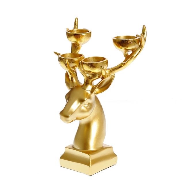 Sfesnic auriu in forma de cerb 28 cm