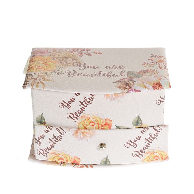 Cutie de bijuterii cu sertar si oglinda 15 cm