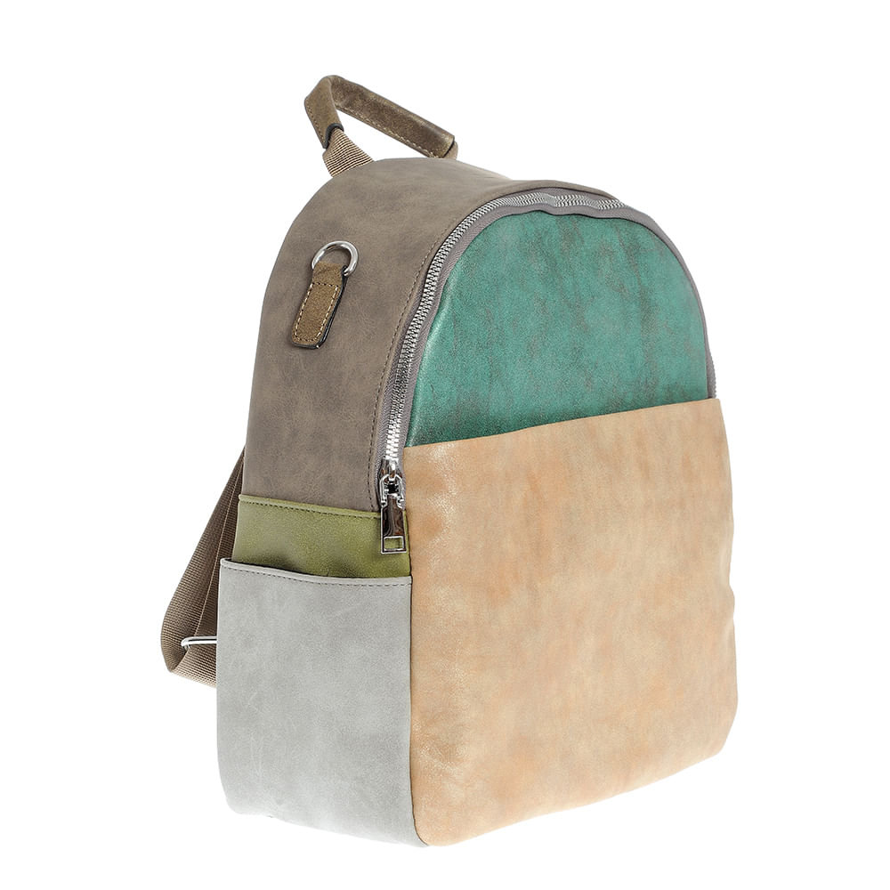Rucsac din piele ecologica cu buzunar frontal - 1 | YEO
