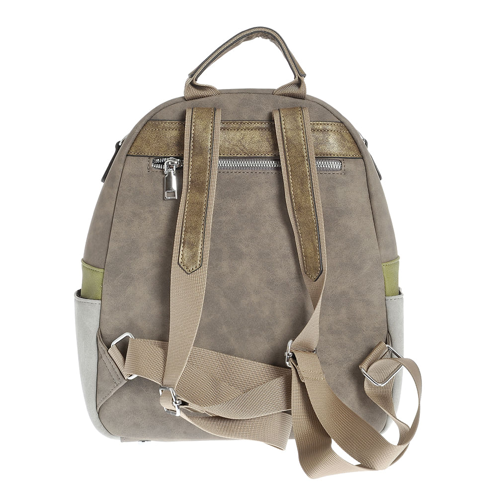 Rucsac din piele ecologica cu buzunar frontal - 2 | YEO