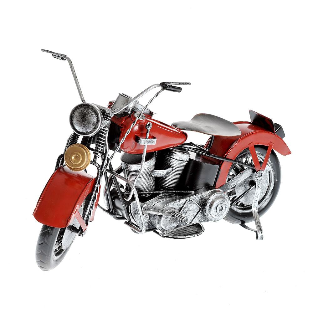 Decoratiune motocicleta rosie  16.5 cm - 1 | YEO