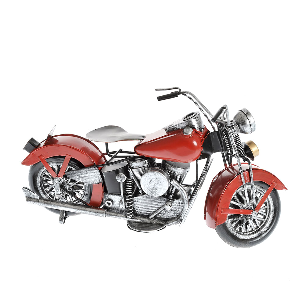 Decoratiune motocicleta rosie  16.5 cm - 2 | YEO