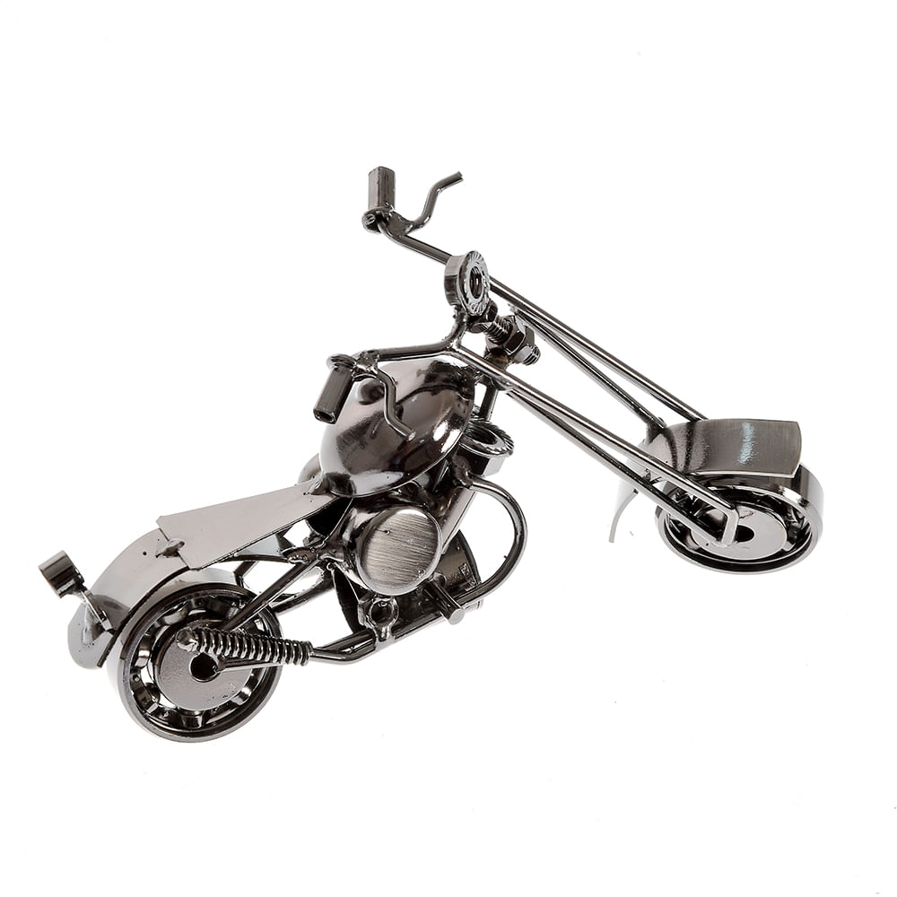 Decoratiune motocicleta gri 16 cm - 2 | YEO