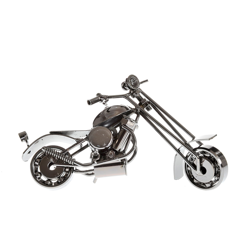 Decoratiune motocicleta gri 16 cm - 3 | YEO