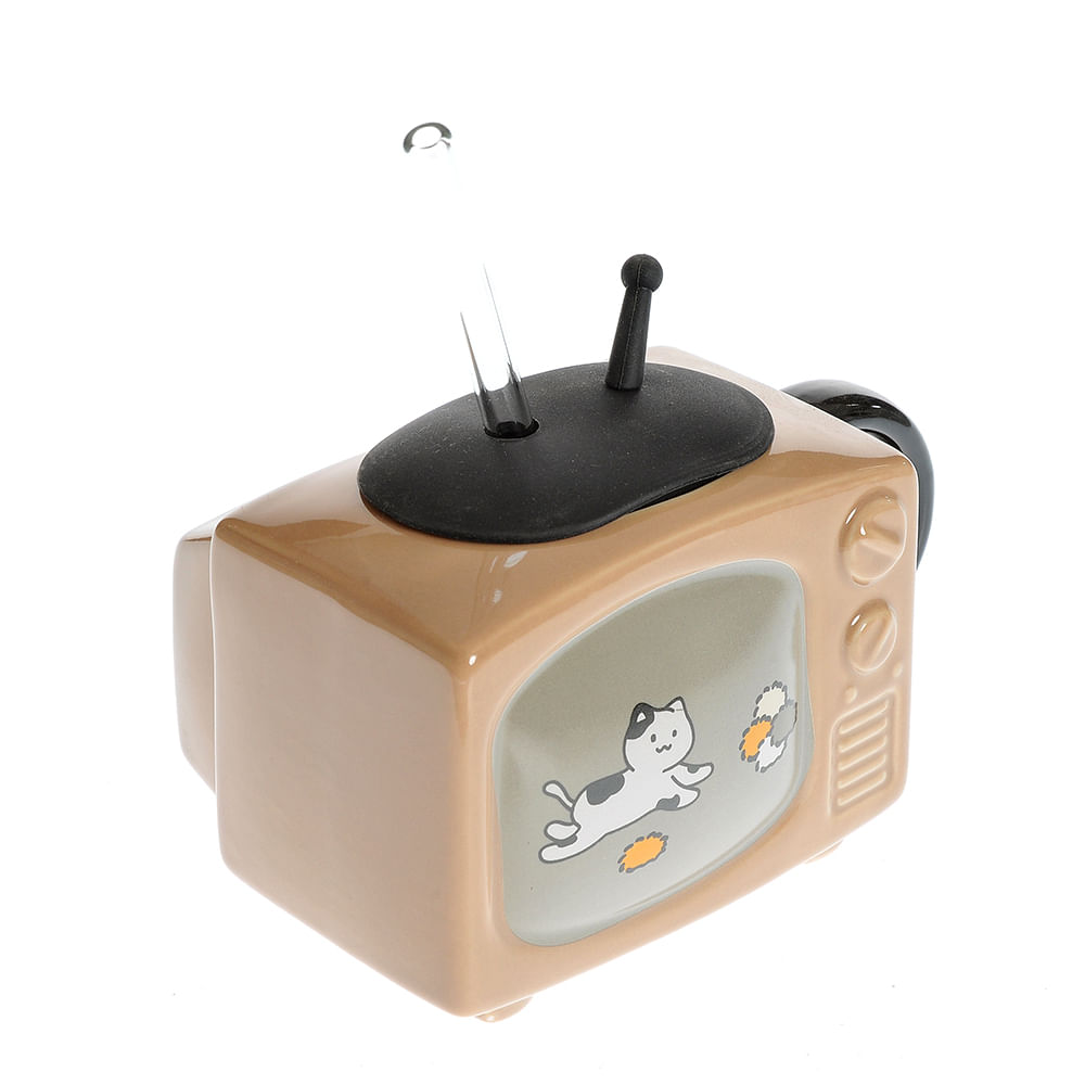 Cana cu pai 450 ml forma televizor - 1 | YEO