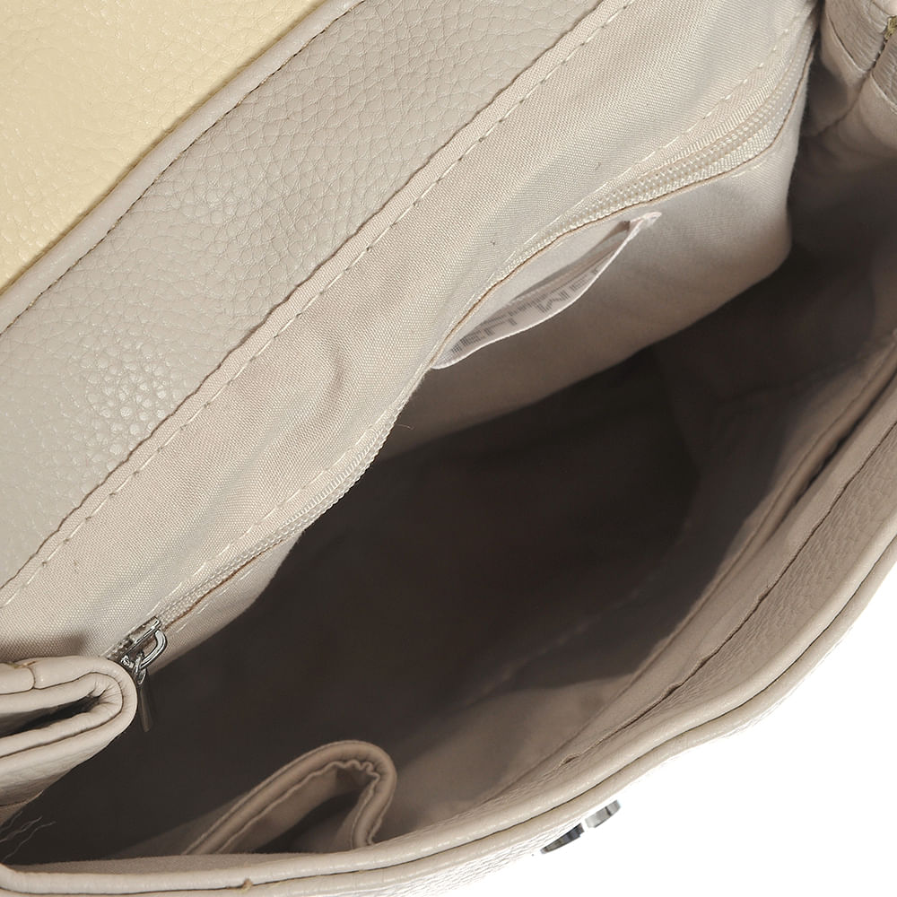 Rucsac bicolor cu fermoare decorative - 4 | YEO