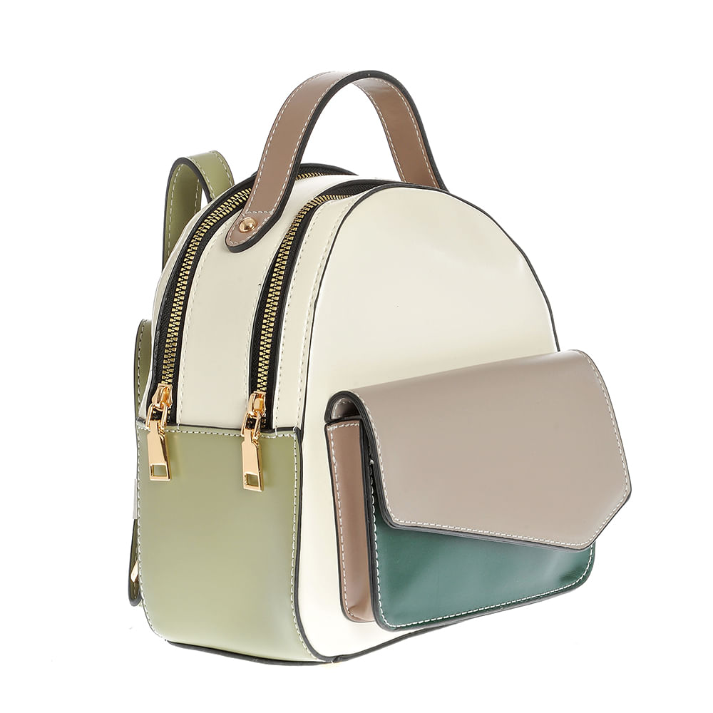 Rucsac casual cu nuante de verde - 1 | YEO
