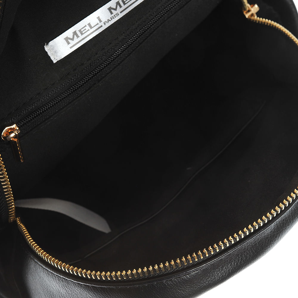 Rucsac casual negru cu buzunar frontal - 3 | YEO