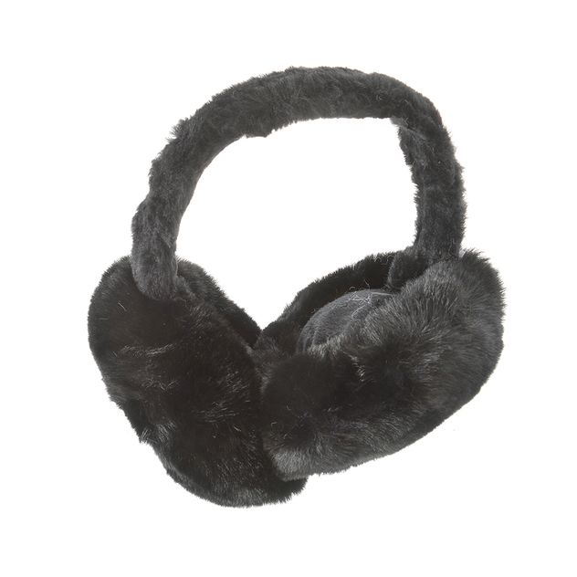 Casti de iarna simple cu blanita neagra