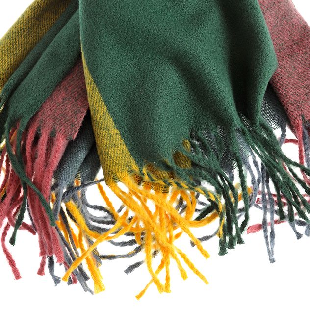 Esarfa moale multicolora pentru iarna