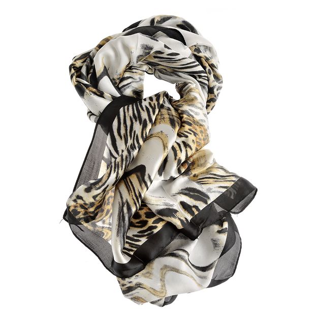 Esarfa eleganta cu model animal print