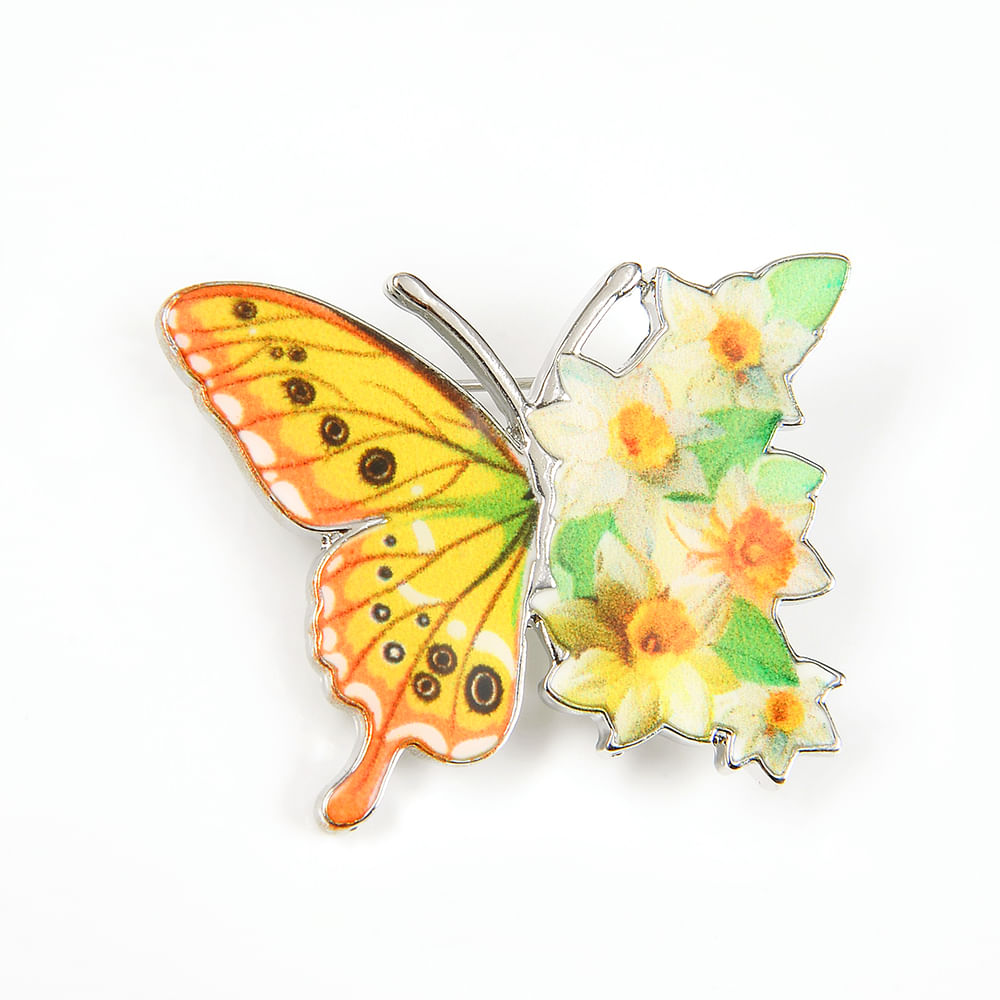Brosa martisor fluture multicolor - 2 | YEO