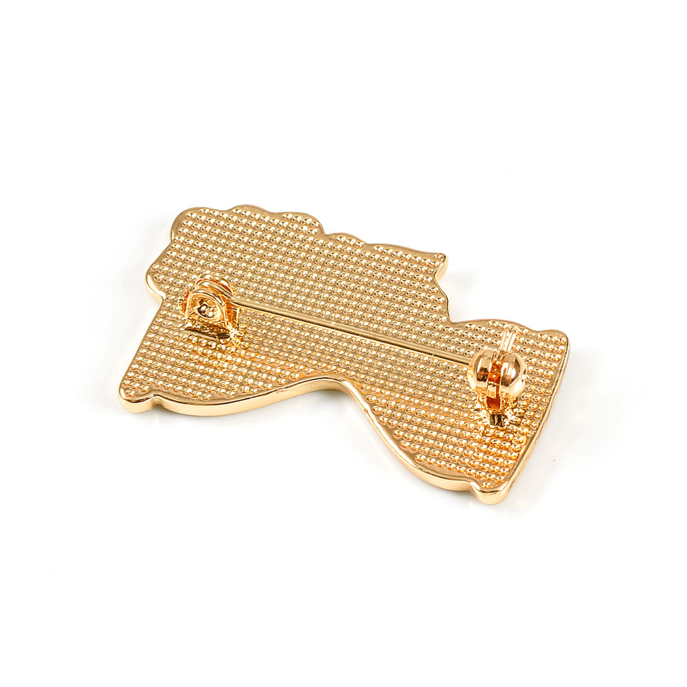 Brosa martisor clepsidra cu mesaj: Strop de fericire - 3 | YEO