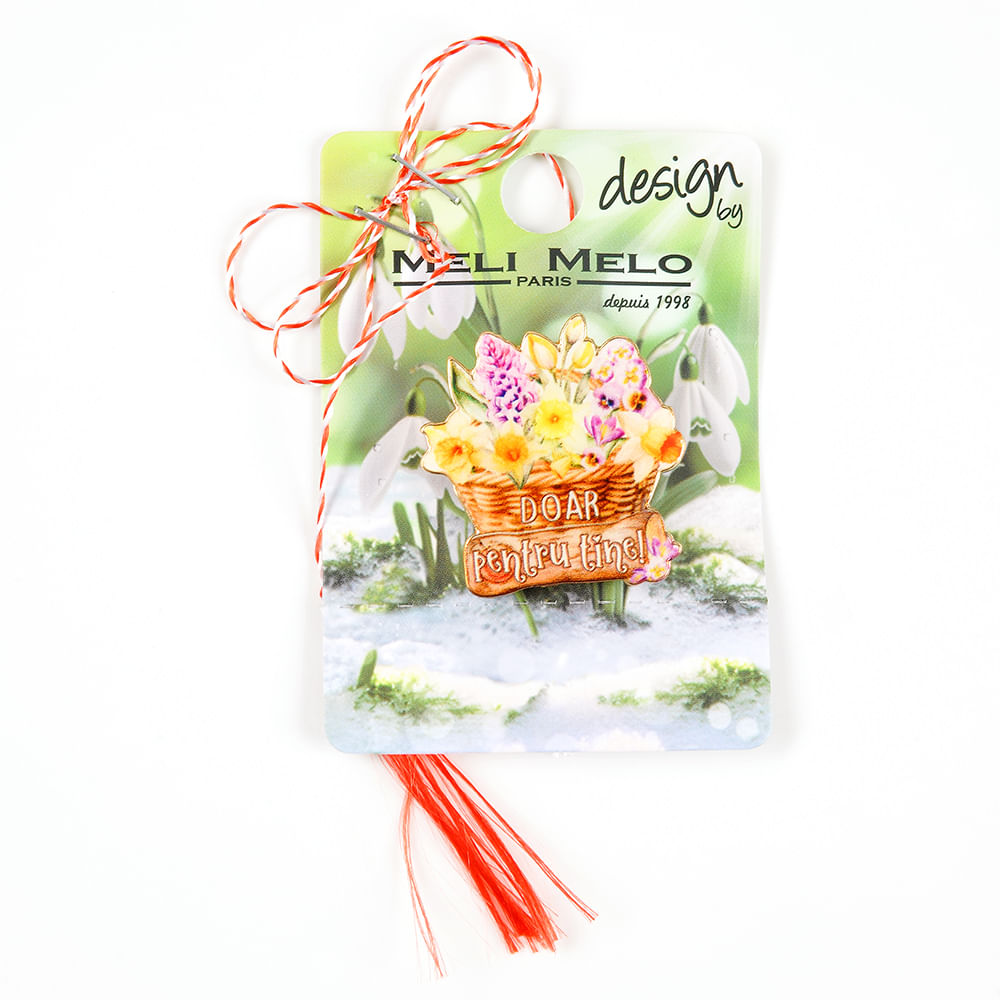 Brosa martisor cu mesaj: Doar pentru tine! - 1 | YEO