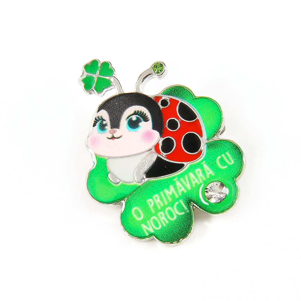 Brosa martisor PRIMAVARA CU NOROC - 2 | YEO