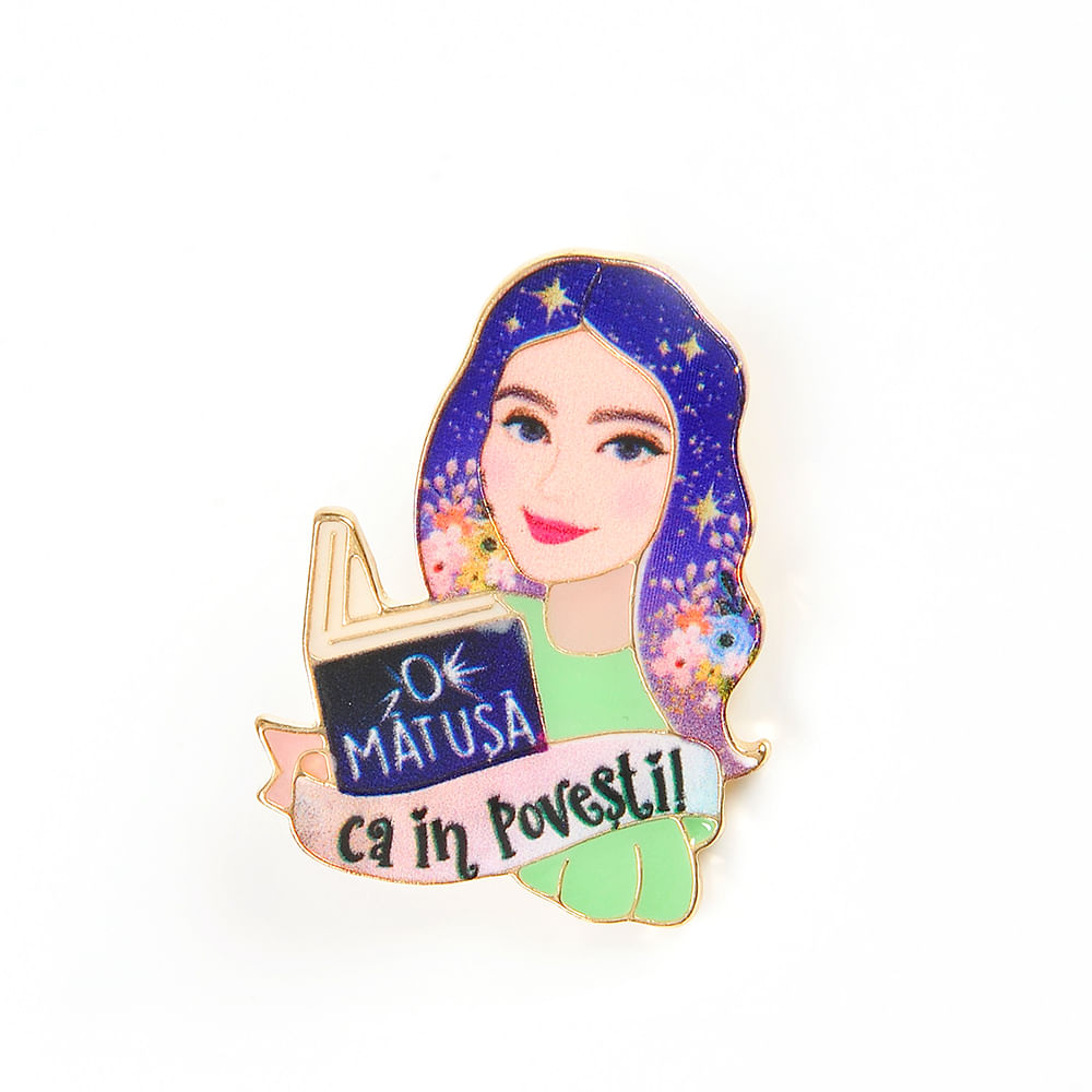 Brosa martisor O matusa ca in povesti - 2 | YEO