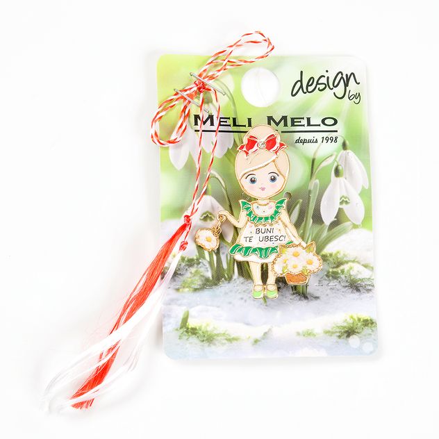 Brosa martisor BUNI TE IUBESC