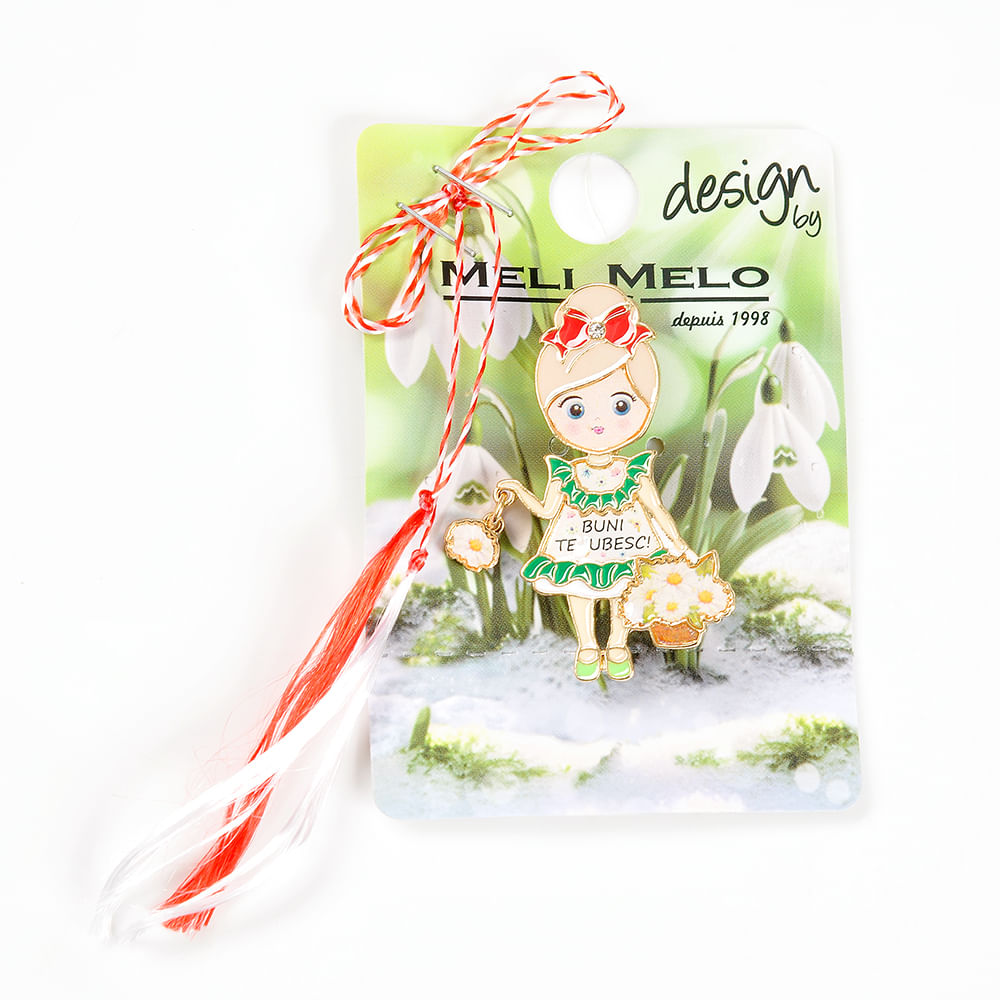 Brosa martisor BUNI TE IUBESC - 1 | YEO