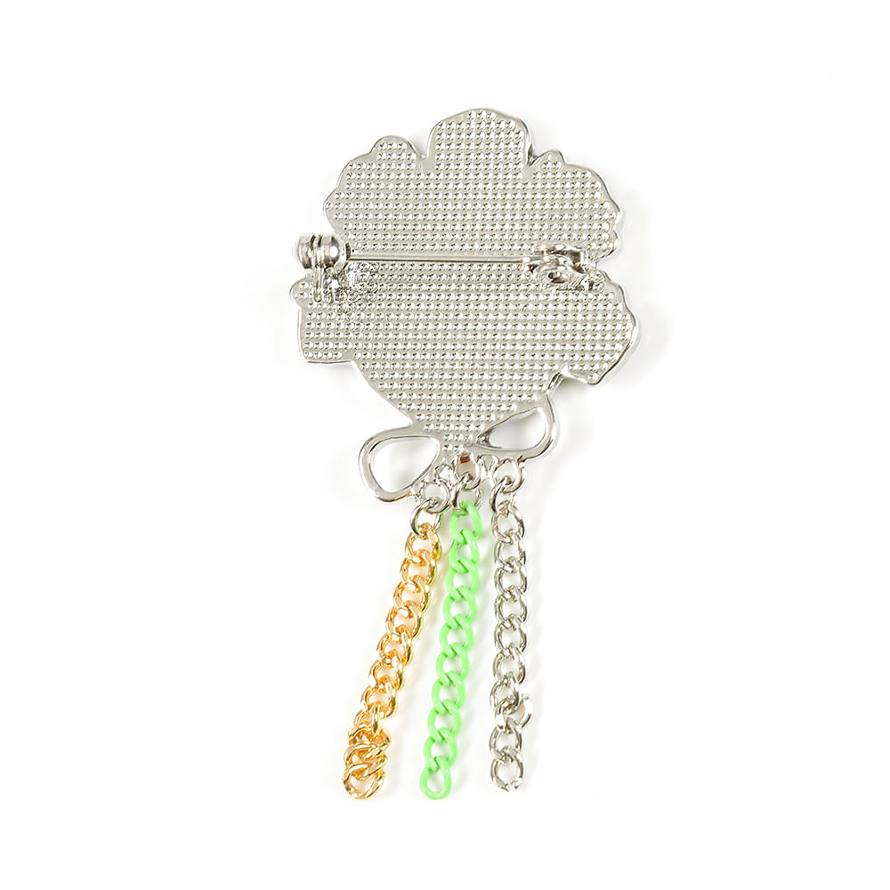 Brosa martisor buchet cu flori albe - 3 | YEO