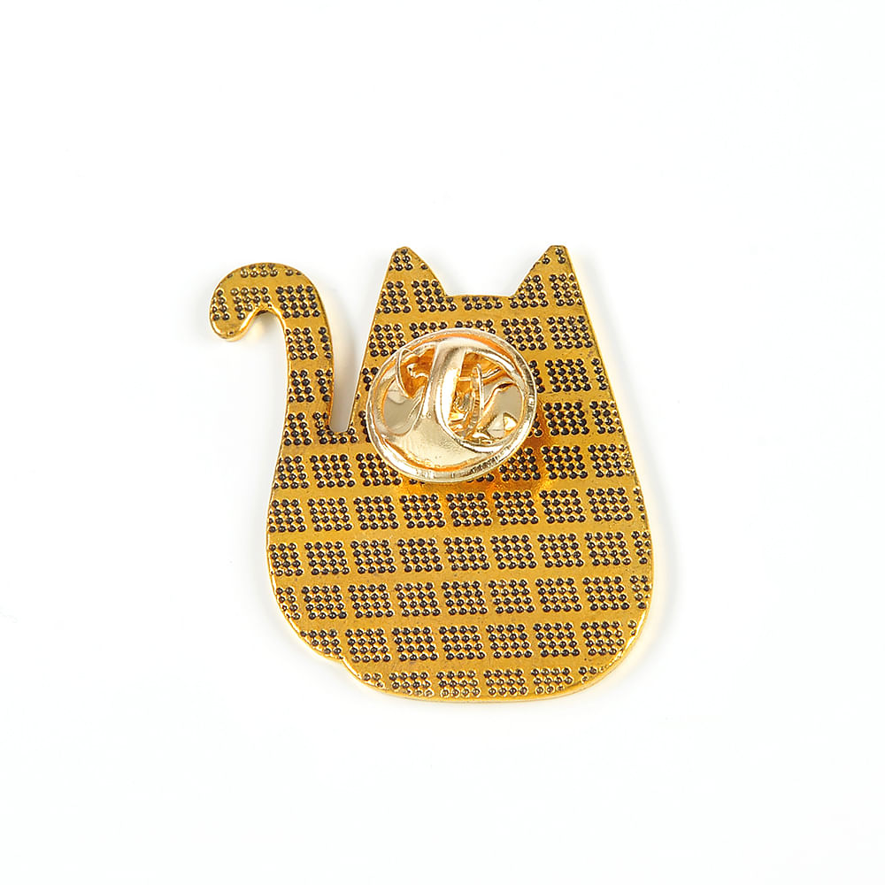 Brosa martisor pisica neagra Cat Lady - 3 | YEO